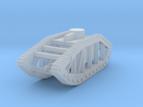 Skeleton Tank (USA) in Clear Ultra Fine Detail Plastic
