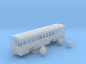 bluebird tc/2000 fe school bus model 1/100 ho scal in Clear Ultra Fine Detail Plastic