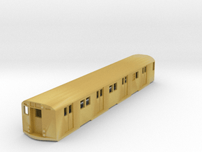 ho scale r27/r30 subway car new york city (single) in Tan Fine Detail Plastic