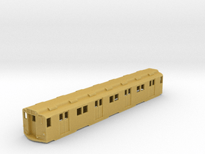 ho scale r10 subway car in Tan Fine Detail Plastic