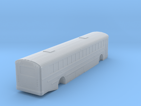n scale school bus 2015 ic re 300 (long) in Clear Ultra Fine Detail Plastic