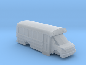 ho scale thomas minotour chevy express school bus in Clear Ultra Fine Detail Plastic
