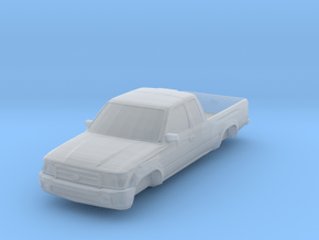 ho scale 1998-2000 toyota tacoma in Clear Ultra Fine Detail Plastic