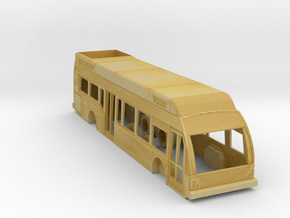 HO Scale Eldorado Axess BRT Fuel Cell Bus in Tan Fine Detail Plastic