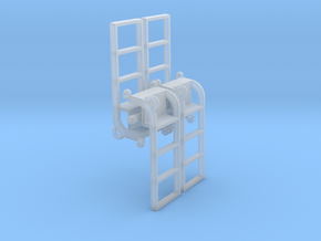 Ladders x4 for Gleaner combines in Clear Ultra Fine Detail Plastic