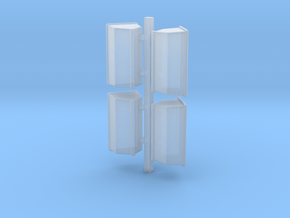 4 Fert Boxes in Clear Ultra Fine Detail Plastic