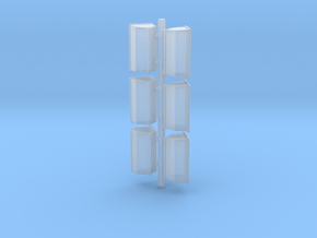 6 Fert Boxes in Clear Ultra Fine Detail Plastic