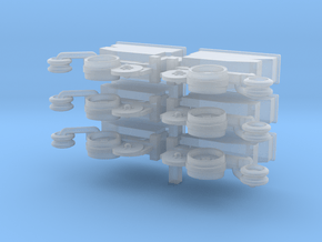6 Row Deutz Units in Clear Ultra Fine Detail Plastic