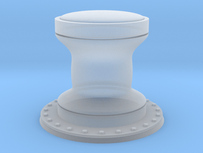 1:96 scale Capstan - Generic style in Clear Ultra Fine Detail Plastic