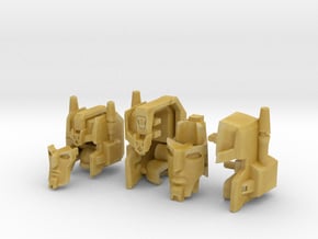 Heads for CW 'Overlord' in Tan Fine Detail Plastic
