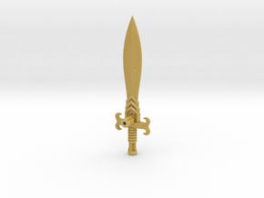 POTP Slug G1 Sword (Full Crossguard) in Tan Fine Detail Plastic