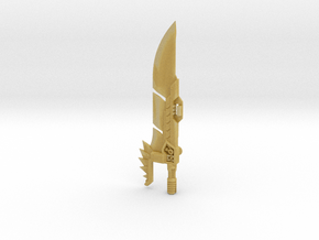 'Lava Lancer' Sword for POTP Dinobots in Tan Fine Detail Plastic