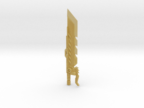 'Pyroclasma' Sword (Extended Variant) in Tan Fine Detail Plastic