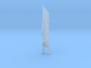 'Pyroclasma' Sword (Extended Variant) in Clear Ultra Fine Detail Plastic