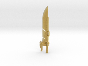 'Lava Lancer' Sword (extended variant) in Tan Fine Detail Plastic
