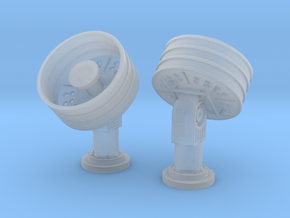 1:72 SatCom at 45 Degrees in Clear Ultra Fine Detail Plastic