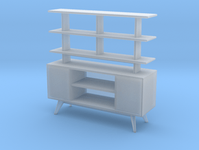 1:48 Moderne Room Divider in Clear Ultra Fine Detail Plastic