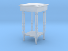 1:24 End Table in Clear Ultra Fine Detail Plastic