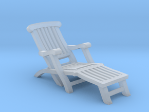 1:72 Titanic Deck Chair in Clear Ultra Fine Detail Plastic
