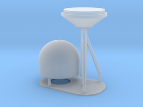 1:72 SatCom Dome Set 4 in Clear Ultra Fine Detail Plastic