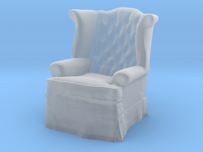 1:48 Tufted Chair in Clear Ultra Fine Detail Plastic