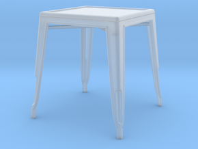 1:24 Pauchard Dining Table in Clear Ultra Fine Detail Plastic