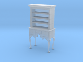1:48 Queen Anne Highboy with Shelves in Clear Ultra Fine Detail Plastic
