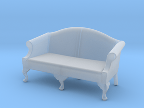 1:48 Queen Anne Sofa (Medium) in Clear Ultra Fine Detail Plastic