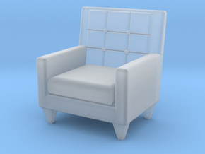 1:48 Sixties Armchair in Clear Ultra Fine Detail Plastic