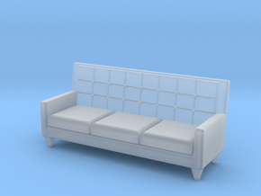 1:48 Sixites Sofa in Clear Ultra Fine Detail Plastic