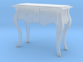 1:48 Bombe Console Table in Clear Ultra Fine Detail Plastic