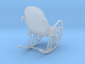 1:48 Bentwood Rocking Chair in Clear Ultra Fine Detail Plastic