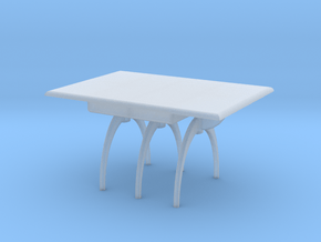 1:48 Moderne Dining Table in Clear Ultra Fine Detail Plastic