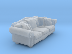 1:48 Overstuffed Sofa in Clear Ultra Fine Detail Plastic