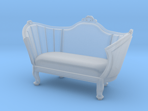 1:48 Victorian Sofa in Clear Ultra Fine Detail Plastic
