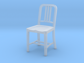 1:24 Metal Chair in Clear Ultra Fine Detail Plastic
