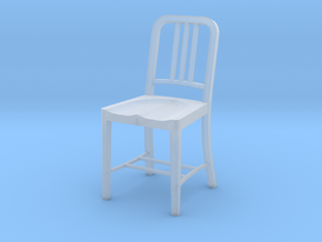 1:12 Metal Chair in Clear Ultra Fine Detail Plastic