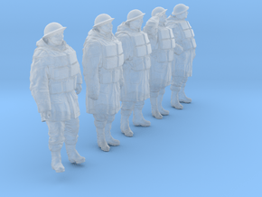 1/32 Royal Navy D-Coat+Lifevst Set203-1 in Clear Ultra Fine Detail Plastic