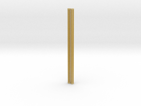 4mm Fluted Rod 99mm long X2 in Tan Fine Detail Plastic