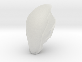 1:6 assassin helmet upsized. in Clear Ultra Fine Detail Plastic