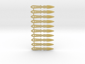 1:6 throwing knife ver.8 10x knives in Tan Fine Detail Plastic