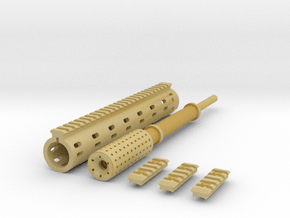 1:6 ROUND FOREGRIP ISR DETAIL V2 in Tan Fine Detail Plastic