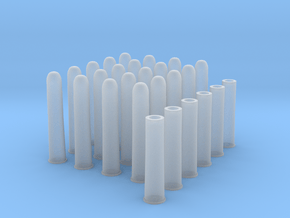 1:6 20 Rds  50-90 Sharps 6 Casings in Clear Ultra Fine Detail Plastic