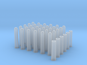 1:6 30rds 50-90 Sharps 6 Casings in Clear Ultra Fine Detail Plastic