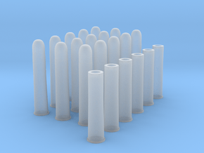 1:6 15 Rds 50-90 Sharps 6 Casings in Clear Ultra Fine Detail Plastic