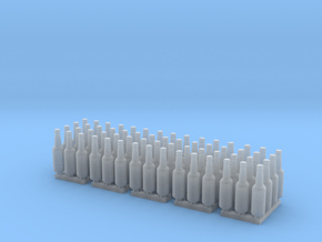 Beer Bottle LongNeck 330ml- 1:24 60ea in Clear Ultra Fine Detail Plastic