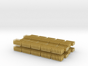 1:35 Bottles and Crates - 560 Bottles/20 crates in Tan Fine Detail Plastic