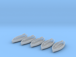 Oscale RowBoatpaddles V2 5ea in Tan Fine Detail Plastic
