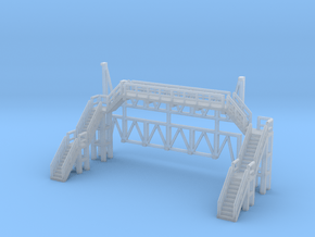 Brücke 1 - 1:220 (Z scale) in Clear Ultra Fine Detail Plastic