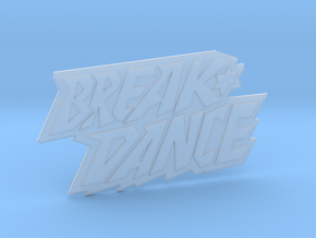 Magnetaufsatz Break Dance Logo  in Clear Ultra Fine Detail Plastic